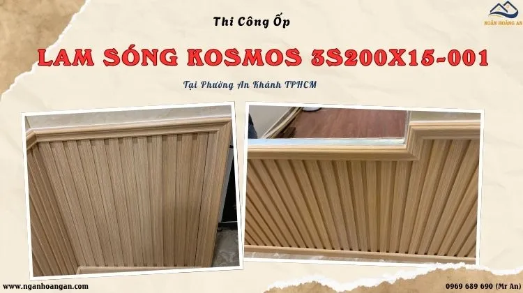 Thi Công Trần Lam Sóng Kosmos 3S200X15-001 Tại Phường An Khánh TPHCM Thi Công Trần Lam Sóng Kosmos 3S200X15-001 Tại Phường An Khánh TPHCM