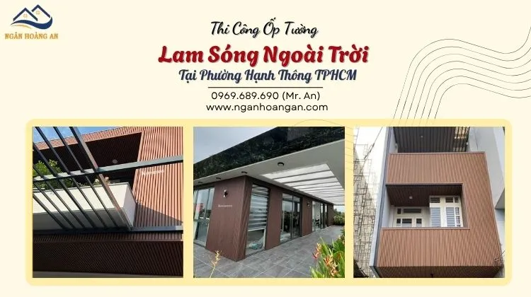 Thi Công Ốp Tường Lam Sóng Ngoài Trời
