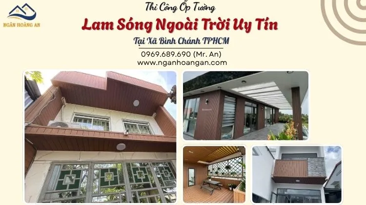 Thi Công Ốp Tường Lam Sóng Ngoài Trời Uy Tín Tại Xã Bình Chánh TPHCM Thi Công Ốp Tường Lam Sóng Ngoài Trời Uy Tín Tại Xã Bình Chánh TPHCM