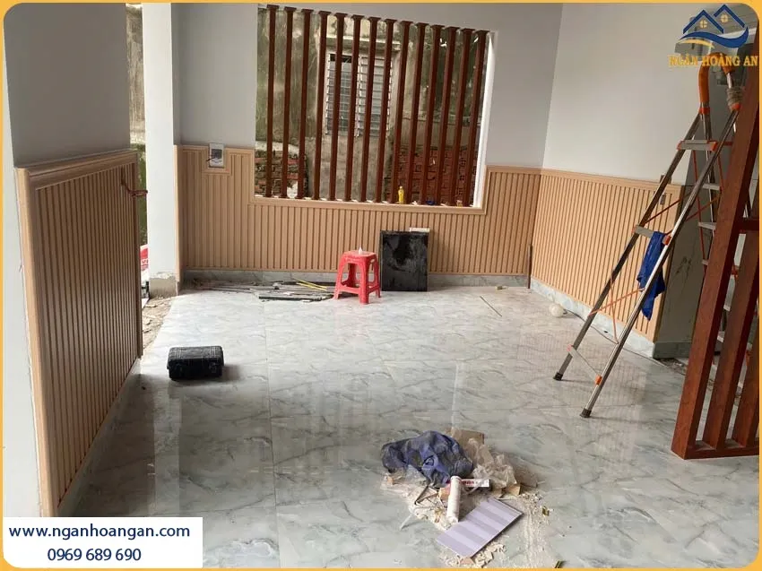 Tấm Nhựa Lam Sóng Giả Gỗ Kosmos Có Khả Năng Cách Âm, Cách Nhiệt Tốt