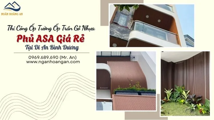 Thi Công Ốp Tường Ốp Trần Gỗ Nhựa Phủ ASA Giá Rẻ 