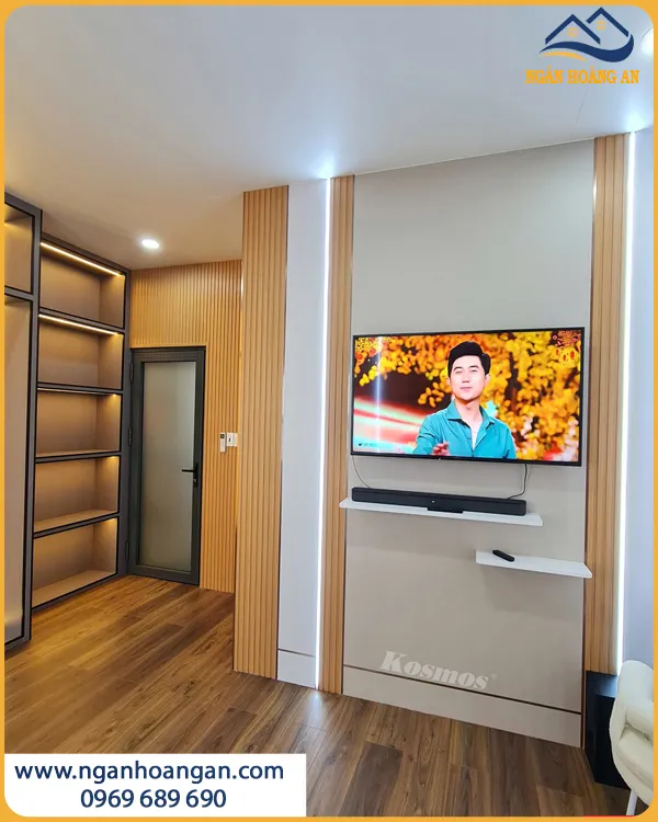 Thi Công Ốp Tường Phòng Ngủ Bằng Than Tre Chống Trầy