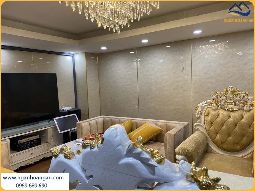Tường Nhà Được Ốp Bởi Tấm PVC Nhựa Giả Đá Kosmos PVC2006 Độc Đáo