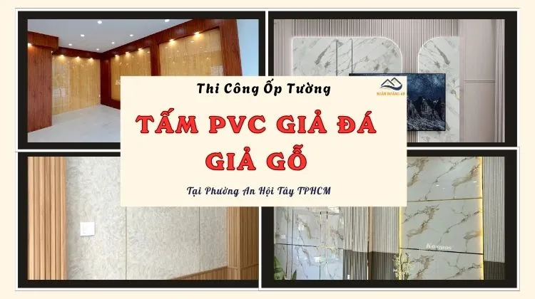 Thi Công Ốp Tường PVC Giả Gỗ, Giả Đá Tại Phường An Hội Tây TPHCM Thi Công Ốp Tường PVC Giả Gỗ, Giả Đá Tại Phường An Hội Tây TPHCM