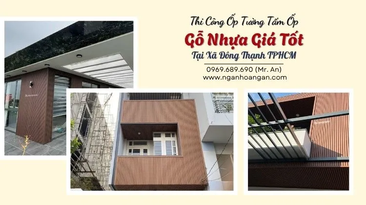 Thi Công Ốp Tường Tấm Ốp Gỗ Nhựa Giá Tốt Tại Xã Đông Thạnh TPHCM Thi Công Ốp Tường Tấm Ốp Gỗ Nhựa Giá Tốt Tại Xã Đông Thạnh TPHCM