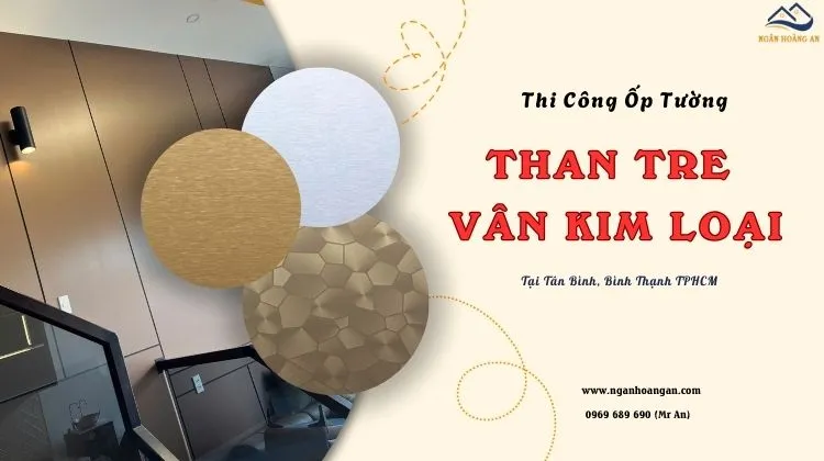 Thi Công Ốp Tường Than Tre Vân Kim Loại Tại Tân Bình, Bình Thạnh TPHCM