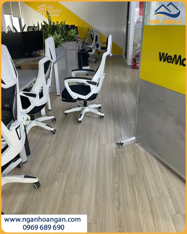 Thi Công Sàn Gỗ Wilson W445 Cho Văn Phòng