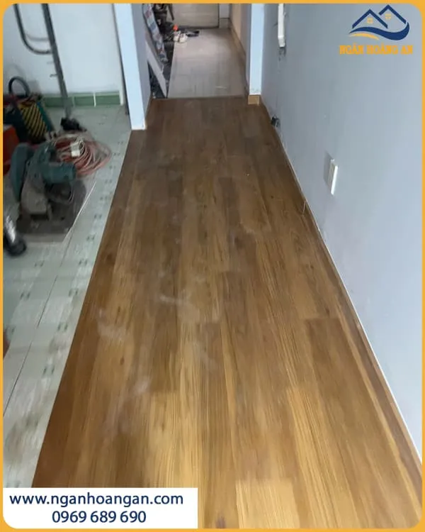 Thi Công Sàn Nhựa Dán Keo THFloor LT1010 Uy Tín