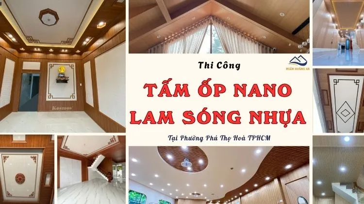 Thi Công Tấm Nhựa Nano Giả Gỗ, Lam Sóng Tại Phường Phú Thọ Hòa TPHCM