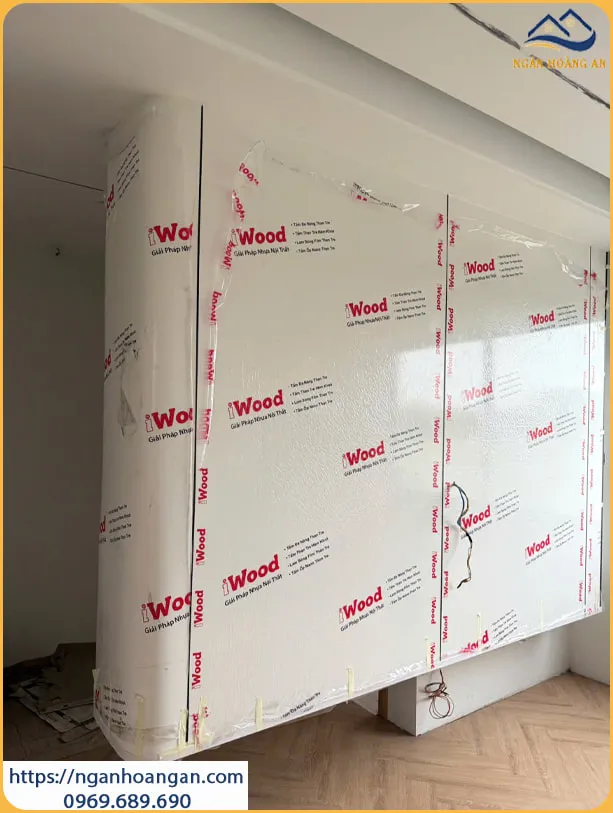 Thi Công Tấm Ốp Tường Than Tre iWood Tại Xã Bình Lợi TPHCM