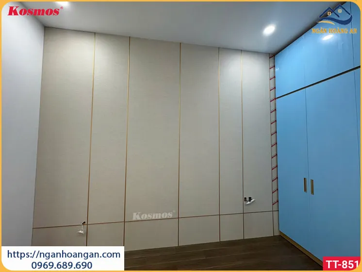 Thi Công Tấm Ốp Tường Than Tre Kosmos Tại Phường Xóm Chiếu TPHCM