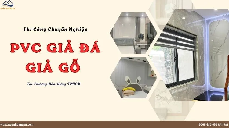 Thi Công Tấm PVC Giả Đá, Giả Gỗ Chuyên Nghiệp Phường Hòa Hưng TPHCM