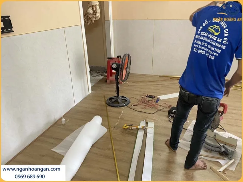 Đội Ngũ Thi Công Ngân Hoàng An Tậm Tâm Trong Từng Công Trình Lớn Nhỏ