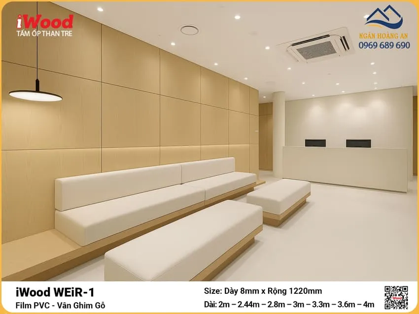 Thi Công Tấm Than Tre iWood WEiR-1 Vân Ghim Gỗ Uy Tín