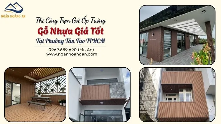 Thi Công Trọn Gói Ốp Tường Gỗ Nhựa Giá Tốt Tại Phường Tân Tạo