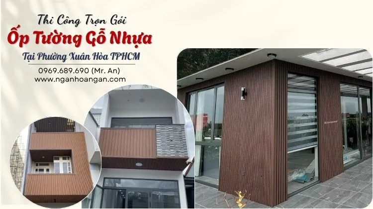 Thi Công Trọn Gói Ốp Tường Gỗ Nhựa 