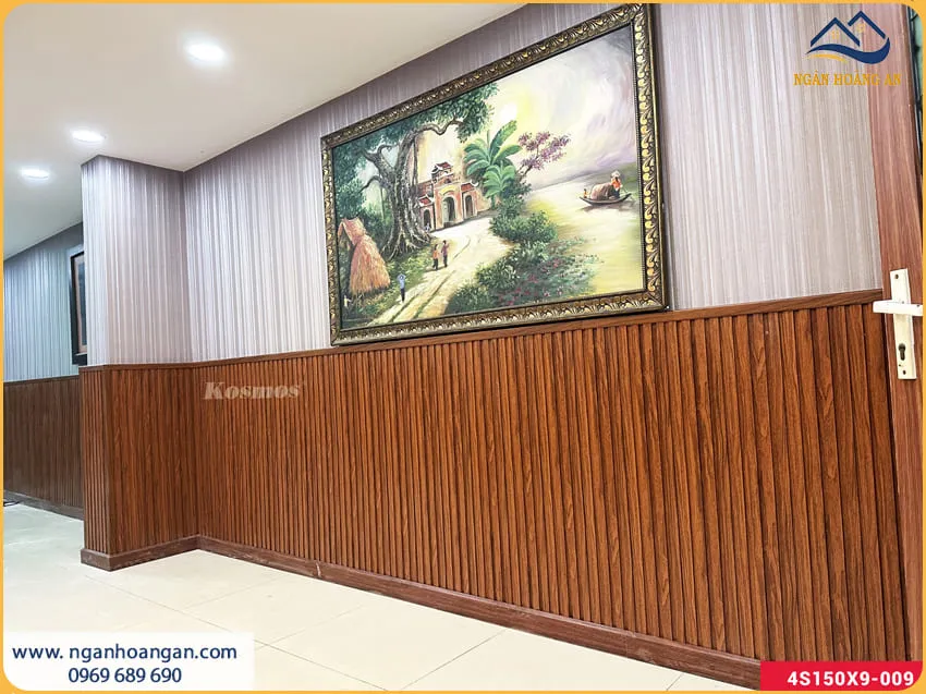 Thi Công Trọn Gói Ốp Tường Lamri Lam Sóng Nhựa Giả Gỗ Thi Công Trọn Gói Ốp Tường Lamri Lam Sóng Nhựa Giả Gỗ