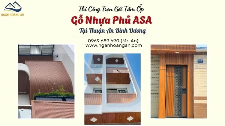 Thi Công Trọn Gói Tấm Ốp Gỗ Nhựa Phủ ASA 