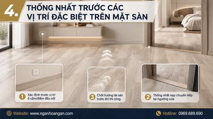 Thống Nhất Trước Các Vị Trí Đặc Biệt Trên Mặt Sàn