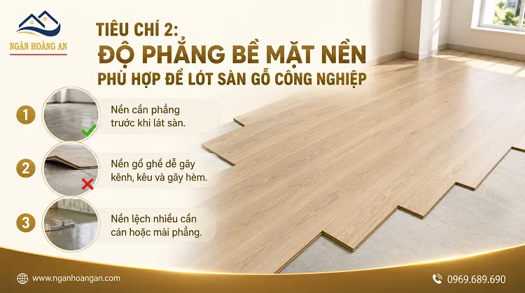 Độ Phẳng Bề Mặt Nền Phù Hợp Để Lót Sàn Gỗ Công Nghiệp Độ Phẳng Bề Mặt Nền Phù Hợp Để Lót Sàn Gỗ Công Nghiệp