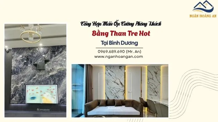 Tổng Hợp Mẫu Ốp Tường Phòng Khách Bằng Tấm Than Tre Hot Tại Bình Dương