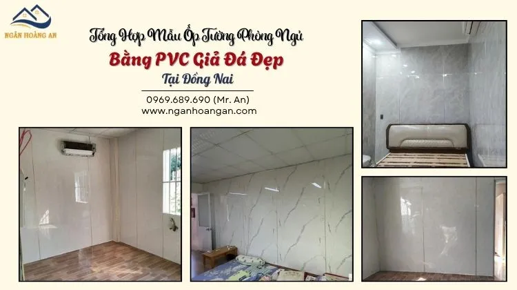 Tổng Hợp Mẫu Ốp Tường Phòng Ngủ Bằng PVC Giả Đá Đẹp Tại Đồng Nai