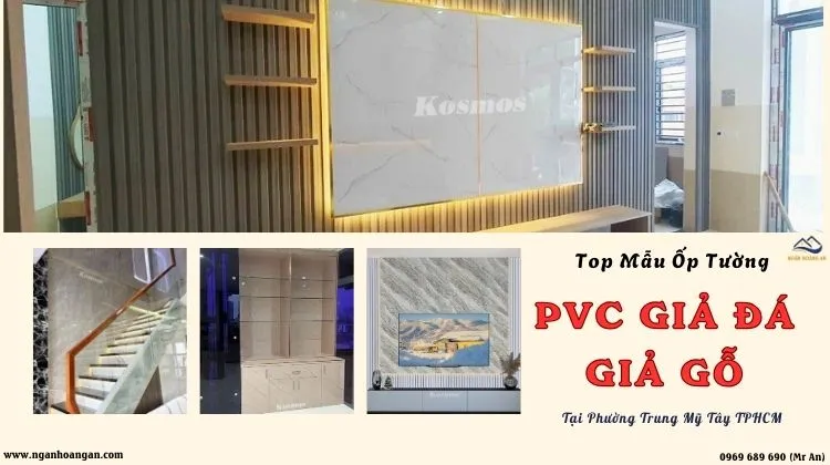 TOP Mẫu Ốp Tường PVC Giả Đá, Giả Gỗ Đẹp Nhất Phường Trung Mỹ Tây TPHCM