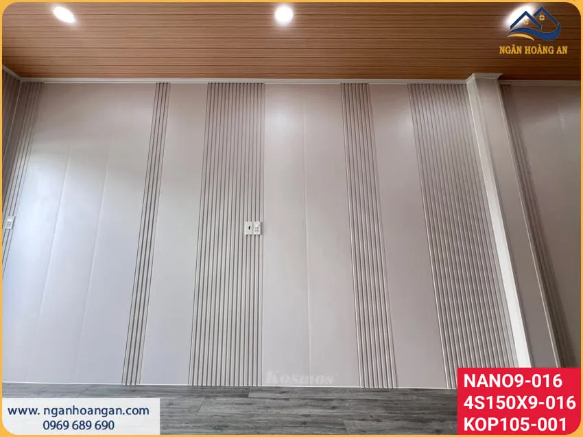 Trang Trí Không Gian Đẹp Bằng Tấm Ốp Tường Lam Sóng Nhựa