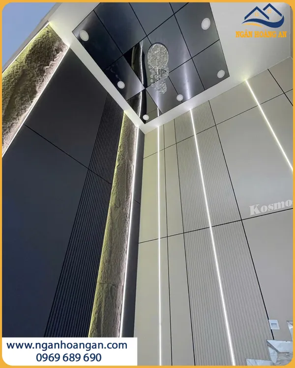 Ốp Tường Trang Trí Phòng Khách Bằng Than Tre Chống Trầy Xước Ốp Tường Trang Trí Phòng Khách Bằng Than Tre Chống Trầy Xước