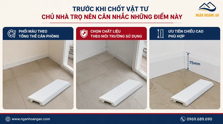 Trước Khi Chốt Vật Tư Len Chân Tường, Chủ Nhà Trọ Nên Cân Nhắc Những Điểm Này