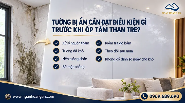 Tường Bị Ẩm Cần Đạt Điều Kiện Gì Trước Khi Ốp Tấm Than Tre? Tường Bị Ẩm Cần Đạt Điều Kiện Gì Trước Khi Ốp Tấm Than Tre?