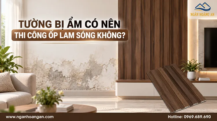 Tường Bị Ẩm Có Nên Thi Công Ốp Lam Sóng Không?