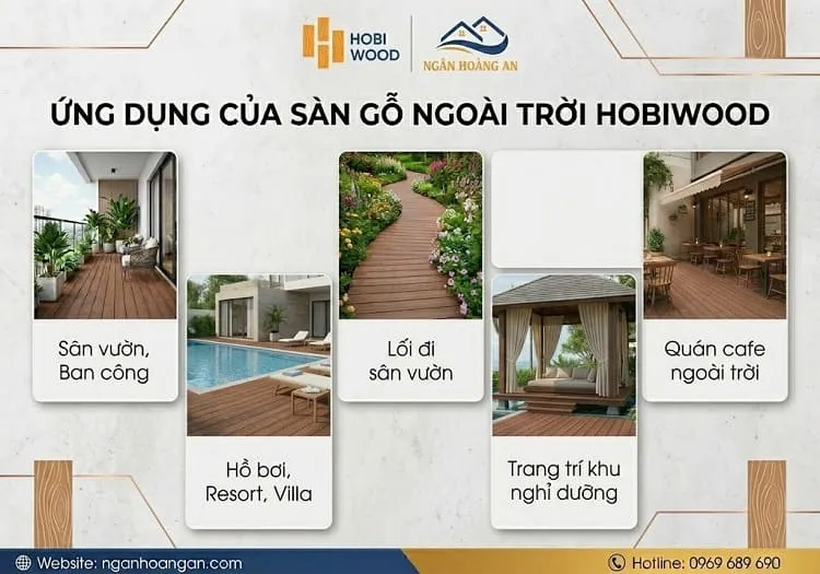 Ứng Dụng Của Sàn Gỗ Ngoài Tròi Hobiwood Ứng Dụng Của Sàn Gỗ Ngoài Tròi Hobiwood