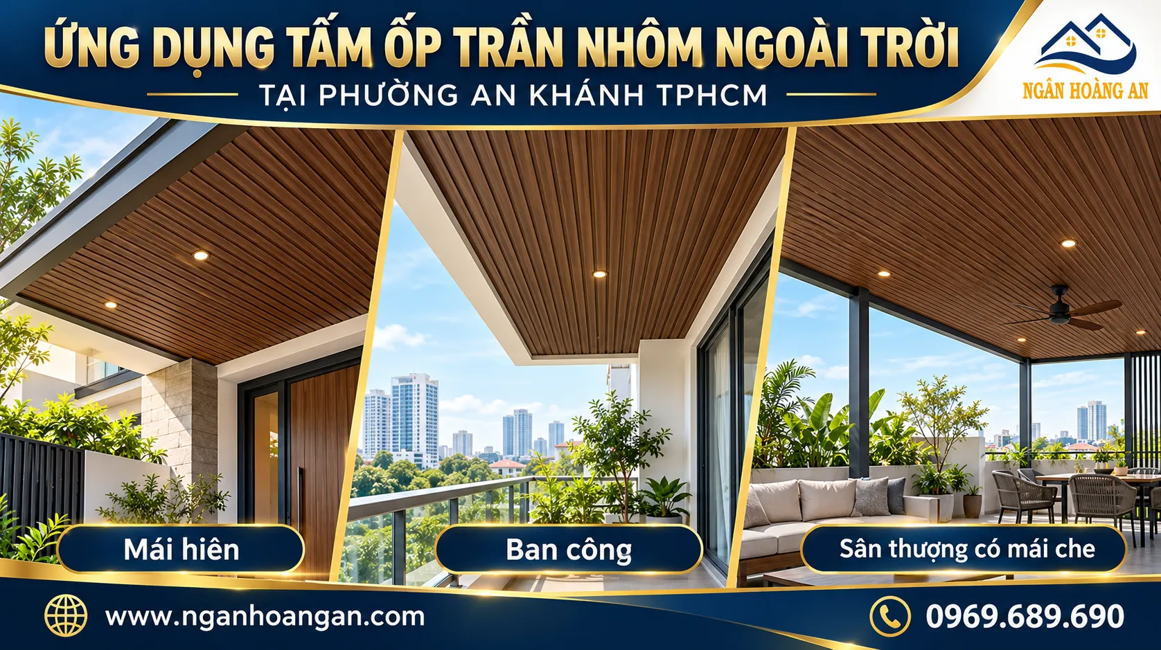 Đơn Vị Bán Tấm Ốp Trần Lam Sóng Nhôm Giá Rẻ Tại Phường An Khánh TPHCM