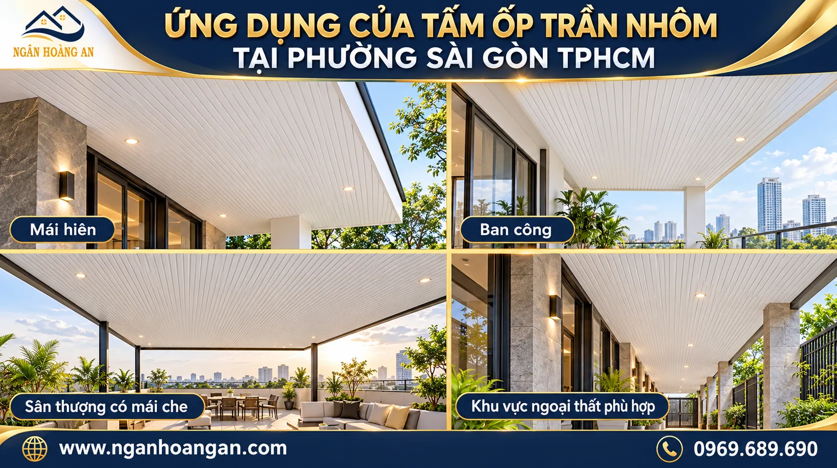 Ứng Dụng Của Tấm Ốp Trần Nhôm Tại Phường Sài Gòn TPHCM Ứng Dụng Của Tấm Ốp Trần Nhôm Tại Phường Sài Gòn TPHCM