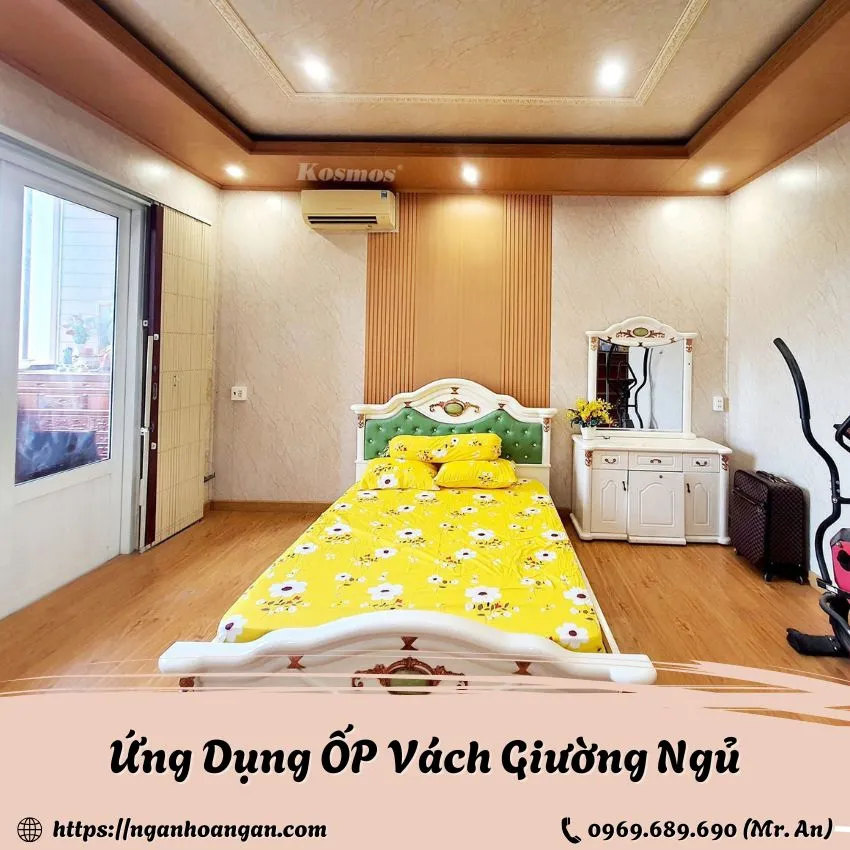 Ứng Dụng Ốp Phòng Ngủ Bằng Lam Sóng