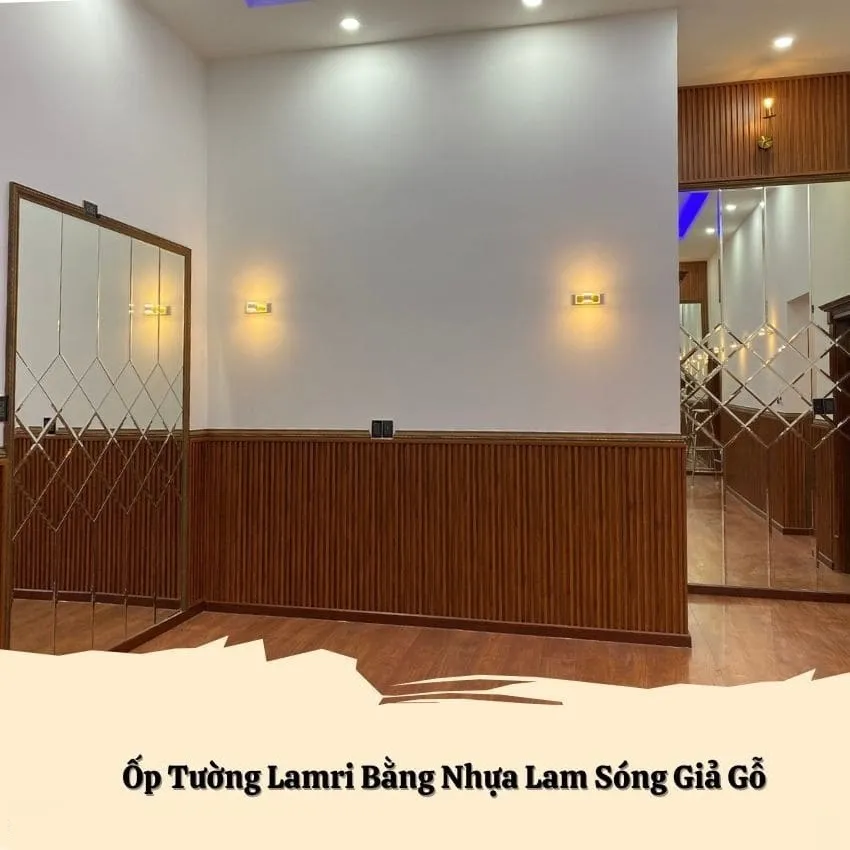 Ứng Dụng Ốp Tường Lamri Bằng Nhựa Lam Sóng Ứng Dụng Ốp Tường Lamri Bằng Nhựa Lam Sóng