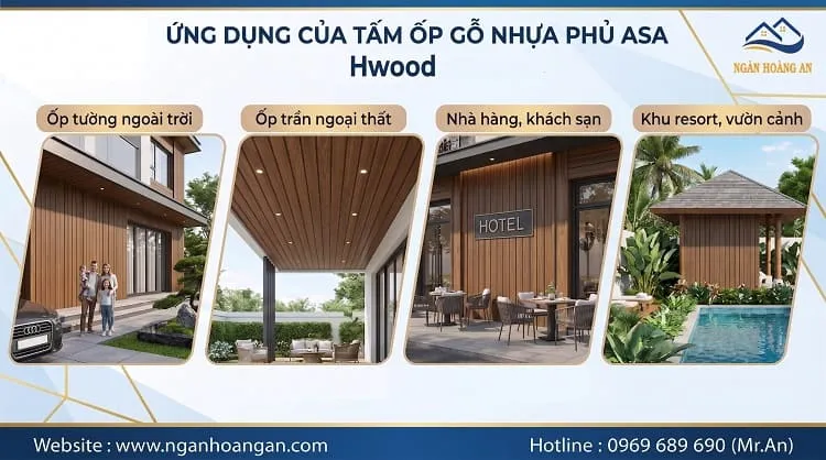 Ứng Dụng Của Tấm Ốp Gỗ Nhựa Phủ ASA Hwood HW120W12ASA