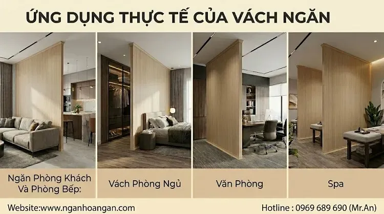 Ứng Dụng Thực Tế Của Vách Ngăn 2 Mặt Tại Thạnh Mỹ Tây TPHCM
