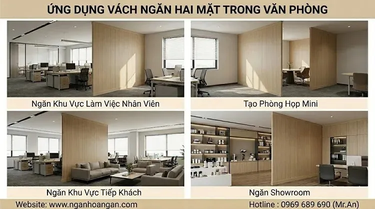 Ứng Dụng Vách Ngăn Hai Mặt Trong Văn Phòng Tại Phường Bình Trị Đông Ứng Dụng Vách Ngăn Hai Mặt Trong Văn Phòng Tại Phường Bình Trị Đông