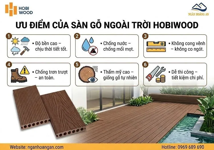 Ưu Điểm Của Sàn Gỗ Ngoài Trời Hobiwood Ưu Điểm Của Sàn Gỗ Ngoài Trời Hobiwood
