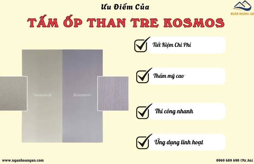 Lý Do Tại Sao Tấm Ốp Than Tre Kosmos Đang Được Ưa Chuộng Hiện Nay?