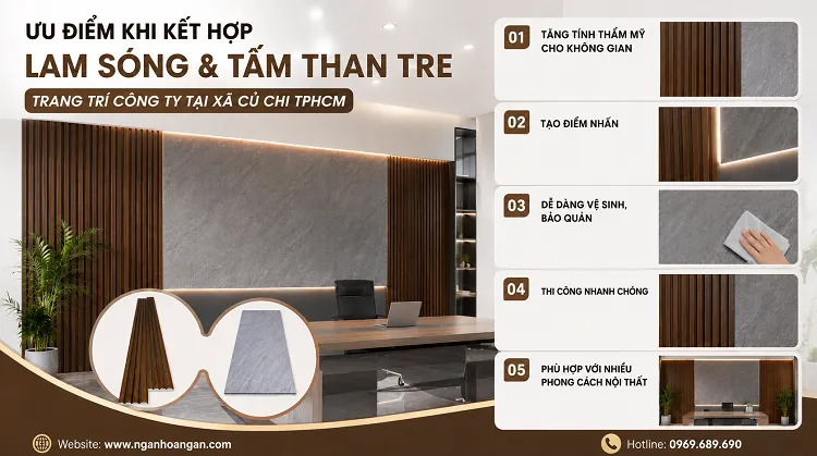 Ưu Điểm Khi Kết Hợp Lam Sóng Và Tấm Than Tre Trang Trí Công Ty Ưu Điểm Khi Kết Hợp Lam Sóng Và Tấm Than Tre Trang Trí Công Ty