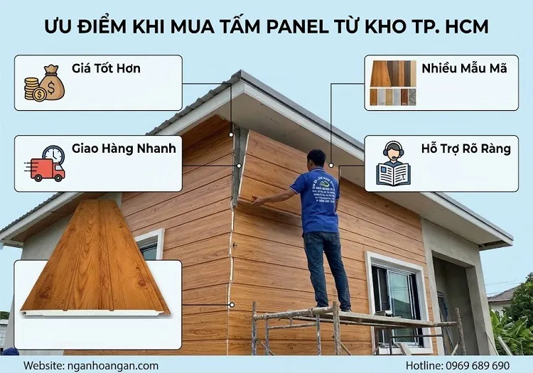 Ưu Điểm Khi Mua Tấm Panel Từ Kho TP. HCM Giao Về An Giang, Kiên Giang