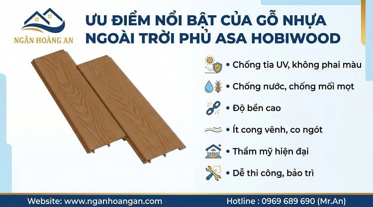 ƯU ĐIỂM NỔI BẬT CỦA GỖ NHỰA NGOÀI TRỜI PHỦ ASA HOBIWOOD