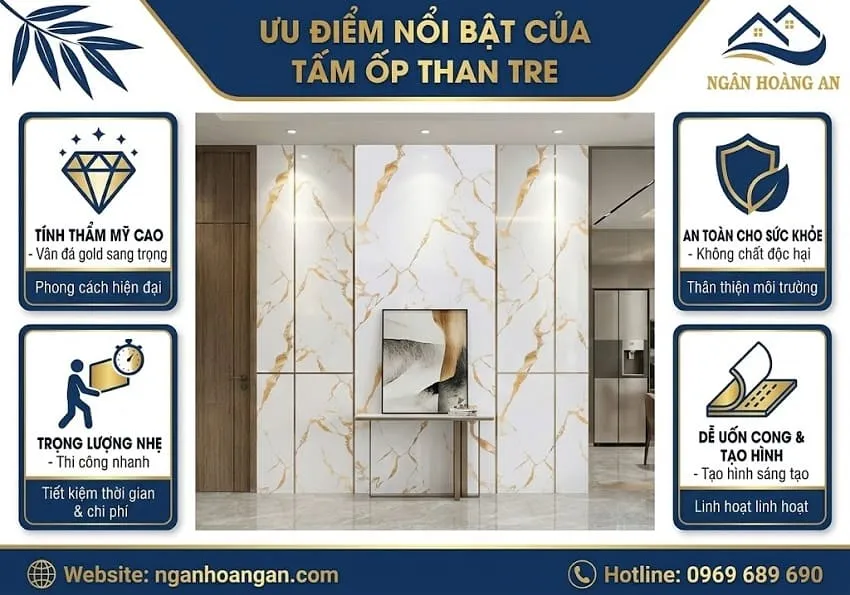 Ưu Điểm Nổi Bật Của Tấm Ốp Than Tre