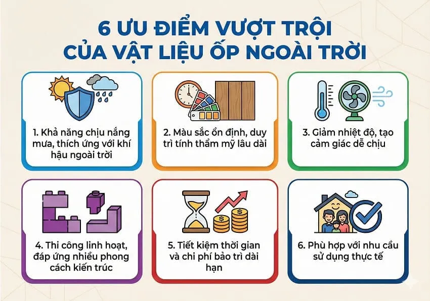 Ưu Điểm Nổi Bật Khi Ốp Trần Gỗ Nhựa Trời 