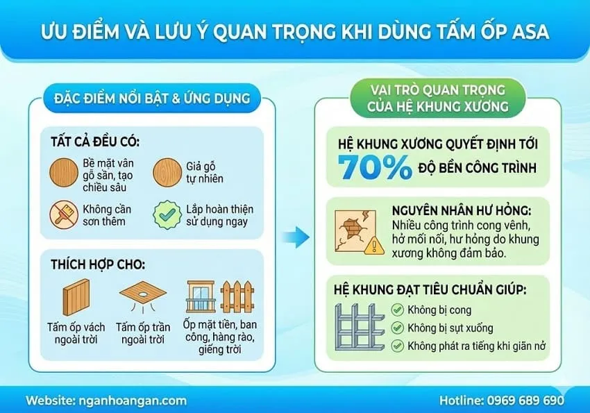 Ưu Điẻm Và Lưu Ý Quan Trọng Khi Dùng Tấm Ốp Phủ ASA