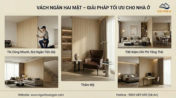 Vách Ngăn Hai Mặt – Giải Pháp Tối Ưu Cho Nhà Ở Tại Phường Hạnh Thông TPHCM
