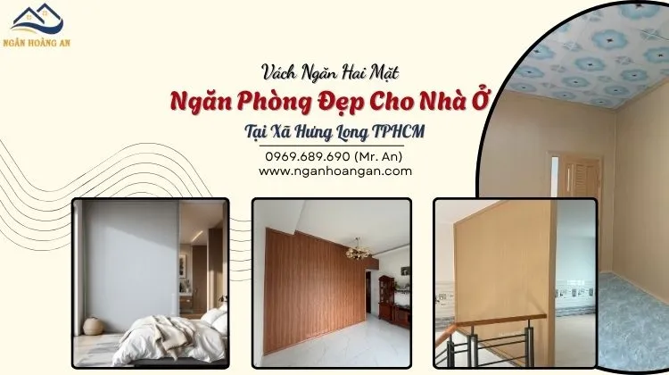 Vách Ngăn Hai Mặt Ngăn Phòng Đẹp Cho Nhà Ở Tại Xã Hưng Long TPHCM Vách Ngăn Hai Mặt Ngăn Phòng Đẹp Cho Nhà Ở Tại Xã Hưng Long TPHCM